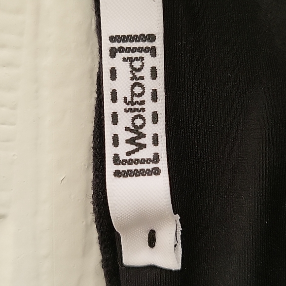 Wolford women's spandex black dress, with see thru sleeves, size S. Black - Picture 8 of 15